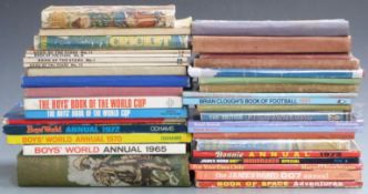 Thirty-seven children’s annuals including Boy’s World, Book Of The Stars, James Bond, The Boy's