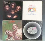 Queen - Queen 2 (EMA767), A Night At The Opera (EMTC103), embossed, with inner, News of The World (