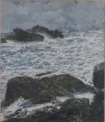 Robert Jones gouache 'From Horse Point, St Agnes, Isles of Scilly', signed and dated 1991 to lower