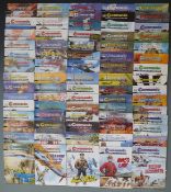 Approximately  280 Commando Comics.