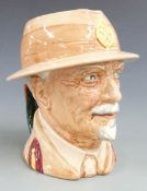 Royal Doulton large character jug Field Marshall Smuts, H 17cm