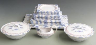 Clarice Cliff Bizarre Art Deco dinner service designed by Gordon Forsyth for the 1934 Art in