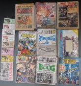 Approximately 92 Sc-fi comics / magazines including Captain Scarlet, Stingray, Cracked,