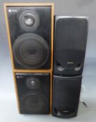 Two sets of stereo speakers Celestion Ditton 121 and Panasonic SB-CH40