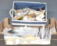 A large quantity of loose GB, Commonwealth and world stamps, loose and in envelopes