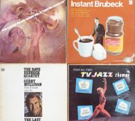 Approximately thirty albums mostly Jazz including Dave Brubeck, Stanley Clarke, Charlie Parker etc