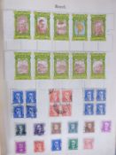 Two Imperial postage stamp albums, foreign countries covering issues to 1900, some later stamps