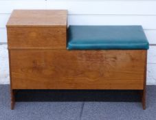 Retro telephone table, length 84cm