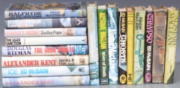 Alistair MacLean Where Eagles Dare 1967, Bear Island 1971, Alexander Kent Honour This Day 1987,