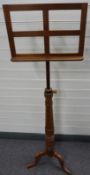 Oak early twentieth century music stand