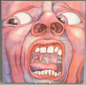 King Crimson - In The Court Of The Crimson King (ILPS9111) A4/B4 pink rim label, record and cover