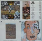 Bob Dylan 'self portrait' montage proof for the re-release of LP, 62 x 62cm