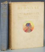 Rubaiyat Of Omar Khayyam Illustrated by Ronald Balfour published Constable, 1920 first edition