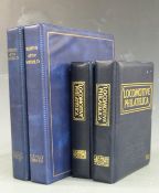 Two themed collections of Birds and Railway stamps in four albums