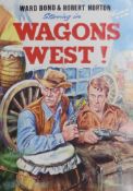 Walt Howarth signed limited edition print Wagon Train Wagon West 10 of 20 with certificate of