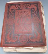 Victorian scrap album containing views, illustrated headpieces, pictorial initial letters &