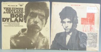 Bob Dylan - The Times They Are A Changin' (CSJ101) green vinyl and vol.3 (CSJ216) red vinyl Taiwan