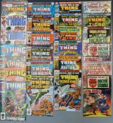 Twenty-five Marvel comics comprising The Thing 9, 12, 13, 15, and 36 x2, Marvel Two-In-One The Thing
