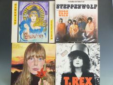 Approximately 60 albums including Steppenwolf, Pink Floyd, Jimi Hendrix, The Rolling Stones, ZZ Top,