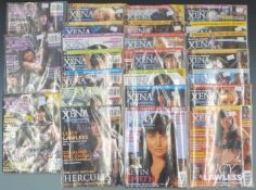 The complete set of 24 Xena Warrior Princess magazines including both cover issues of No.1