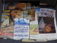 A collection of classic film posters to include Casablanca & Quadrophenia, Marilyn Monroe glamour