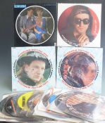 Nineteen picture disc albums including Marillion, Metallica, Whitesnake, Boston, Magnum etc