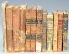 [Sir Walter Scott] The Pirate 1822 in 3 volumes in half leather boards, Maria Edgeworth Popular