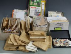 A substantial number of all world stamps, loose and in packets, including many Indian stamps