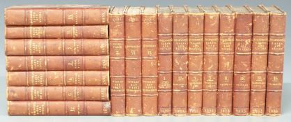 Maria Edgeworth Novels and Tales printed for Baldwin & Chadock 1832-1833 in 18 volumes,
