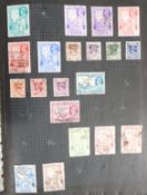Two loose leaf stamp albums of Great Britain, Australia, Canada, New Zealand, India and Indian