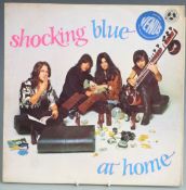 Shocking Blue - At Home (PELS500) stickered cover, record appears VG with some creasing to cover
