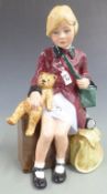 Royal Doulton The Girl Evacuee figure HN3203, with certificate, H 20cm