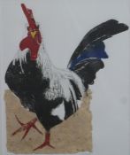 Sue Brown (British contemporary) signed limited edition (3/20) etching 'Leghorn' depicting a