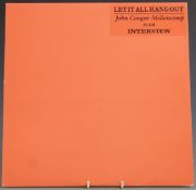 John Cougar Mellencamp (DJM349) radio interview album with script, USA issue