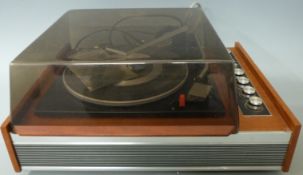 Garrard 202STC record deck in teak cabinet