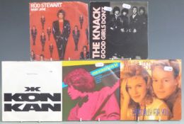 Approximately 300 singles mostly 1970s and 1980s