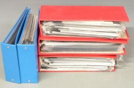 Four albums plus one empty album of GB first day covers, includes several Concorde inauguration