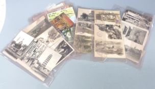 An interesting collection of postcards and stamps on covers including Great Britain, Commonwealth,