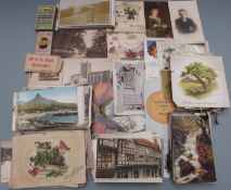 Collection of Edwardian and later postcards including Lusitania, many of Malvern and surroundings