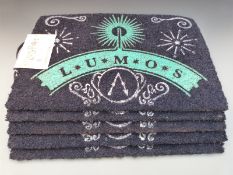 Five Harry Potter glow In the dark doormats