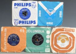 Approximately 70 singles mostly 1960's