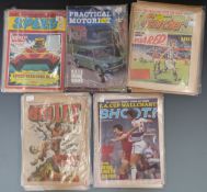 Approximately 48 sports and action comics / magazines including Bullet, Speed, Scorcher, Shot and