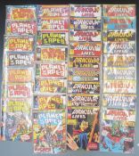 Over 50 Marvel Dracula Lives and Planet of the Apes comics.