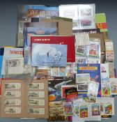 Large collection of trade cards, albums (some early and unused), Esso football medals, Doncella,