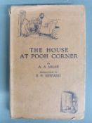 A.A. Milne The House At Pooh Corner with decorations by Ernest H. Shepard, published Methuen & Co