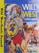 Walt Howarth signed limited edition print Wild West Comic annual 1 of 15  with certificate of