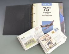 A quantity of RAF 1st flight anniversary covers together with a quantity of RAF test pilot covers (