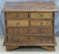 Modern coffee table or storage box with 6 drawers, W63 x D50 x H50cm