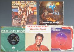 Approximately 200 singles mostly 1960's and 1970's