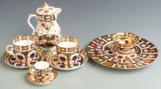 Royal Crown Derby ceramics including 1128 and 2451 patterns and a Crown Derby jug, twelve pieces,